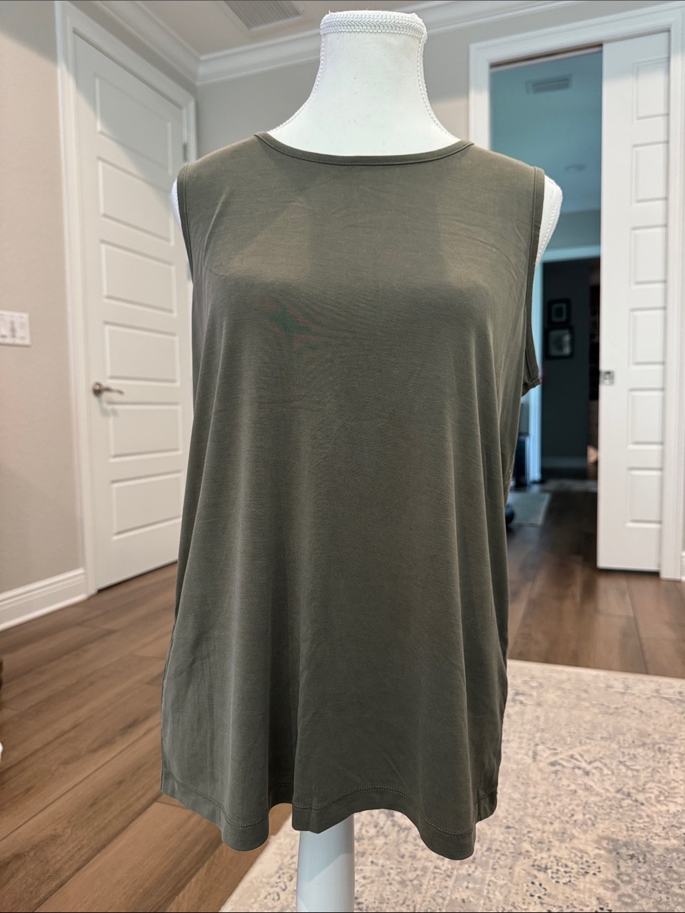 Banana Republic Olive Green Sleeveless Tank